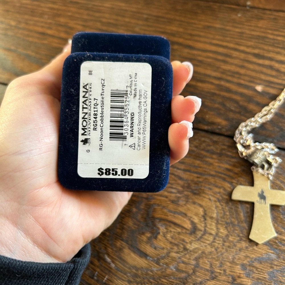 Montana Silversmiths Gold Cross Necklace